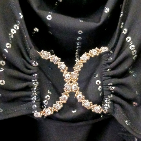 Sequence Black Top PRE-LOVED size 1X BY deb - Picture 5 of 5